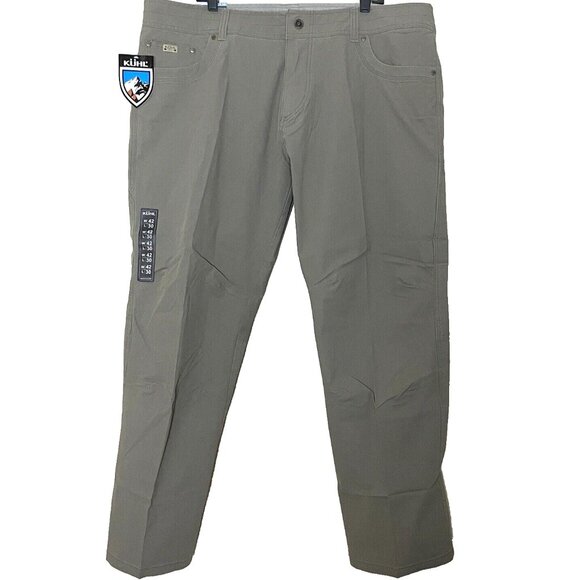 Kuhl Revolvr Pants Men's 42 x 30 in Khaki Vintage Patina Stretch NWT Gorpcore - Picture 1 of 12